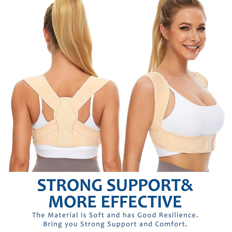 [Australia] - Vicorrect Posture Corrector for Women and Men, Adjustable upper back straightener posture corrector and Providing Pain Relief from Neck, Shoulder, and Upper Back (Small/Medium) Small/Medium 