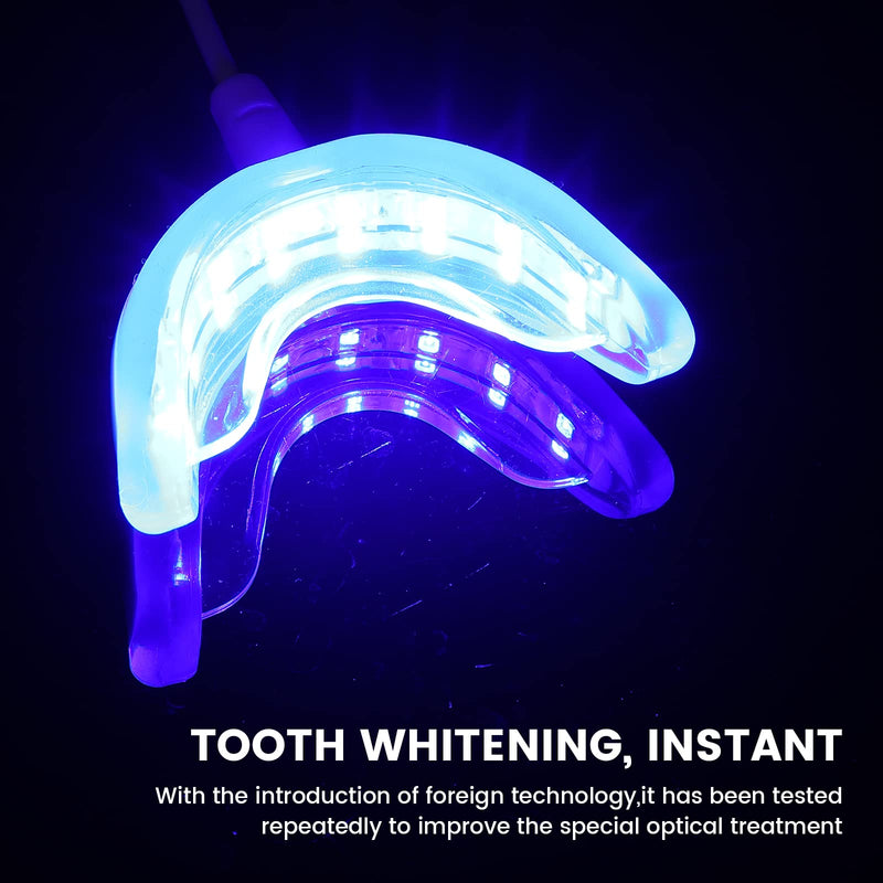 [Australia] - Healifty Teeth Whitening Kit Teeth Whitening Enhancer LED Light Teeth Whitening Accelerator Light Mouth Tray Equipment Whiten Teeth Faster 