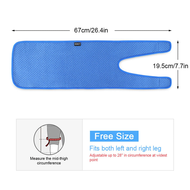 [Australia] - Thigh Support Compression, Thigh Support with Silicone Anti-Slip Strip, Hamstring Wrap Compression Sleeve Supports Muscle Recovery and Prevents Injuries 