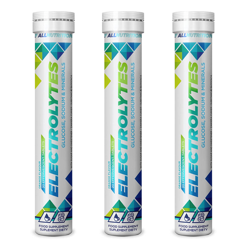 [Australia] - ALLNUTRITION Electrolytes Mineral Complex Magnesium Glucose Sodium Potassium Chloried Minerals Dietary Supplement Support During Hard Workout 20 Servings per Pack 