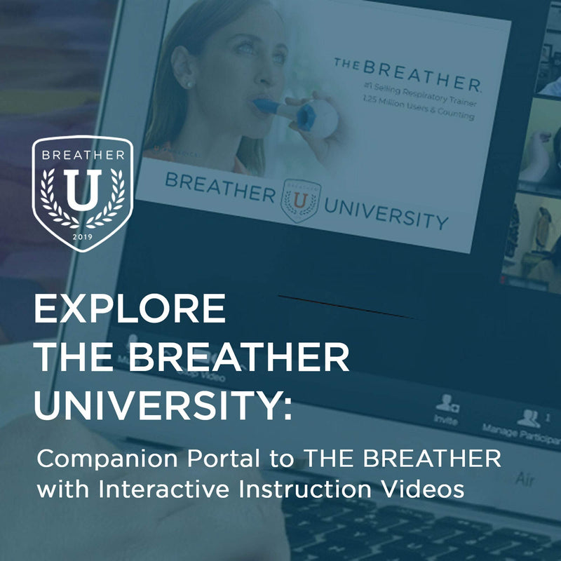 [Australia] - The Breather │ Natural Breathing Lung Recovery Exerciser Trainer for Drug-Free Respiratory Therapy │ Breathe Easier with Stronger Lungs │ FSA/HSA Eligible 