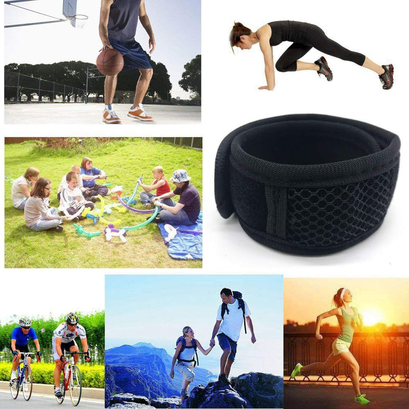 [Australia] - VIEEL Arm&Ankle Running Band OK Material Wristband Band with Fastener and Mesh Pouch for Garmin & Fitbit Fitness Tracker Wristband(Tracker Not Included) (11'') 11'' 