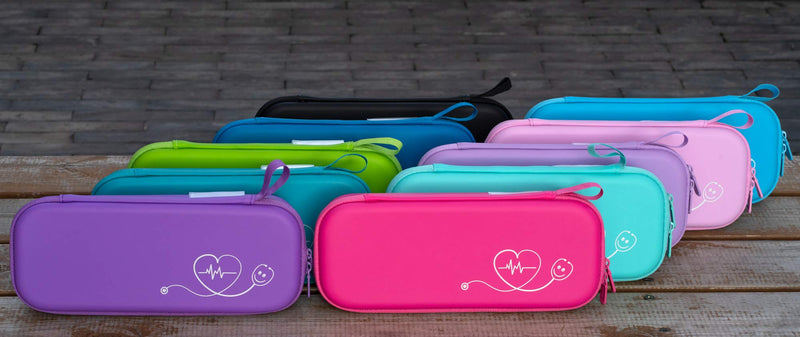 [Australia] - ButterFox Premium Stethoscope Case with Divider and ID Slot for 3M Littmann Classic III, Cardiology IV Diagnostic and More Stethoscopes with Pocket for Nurse Accessories (Purple) Purple 