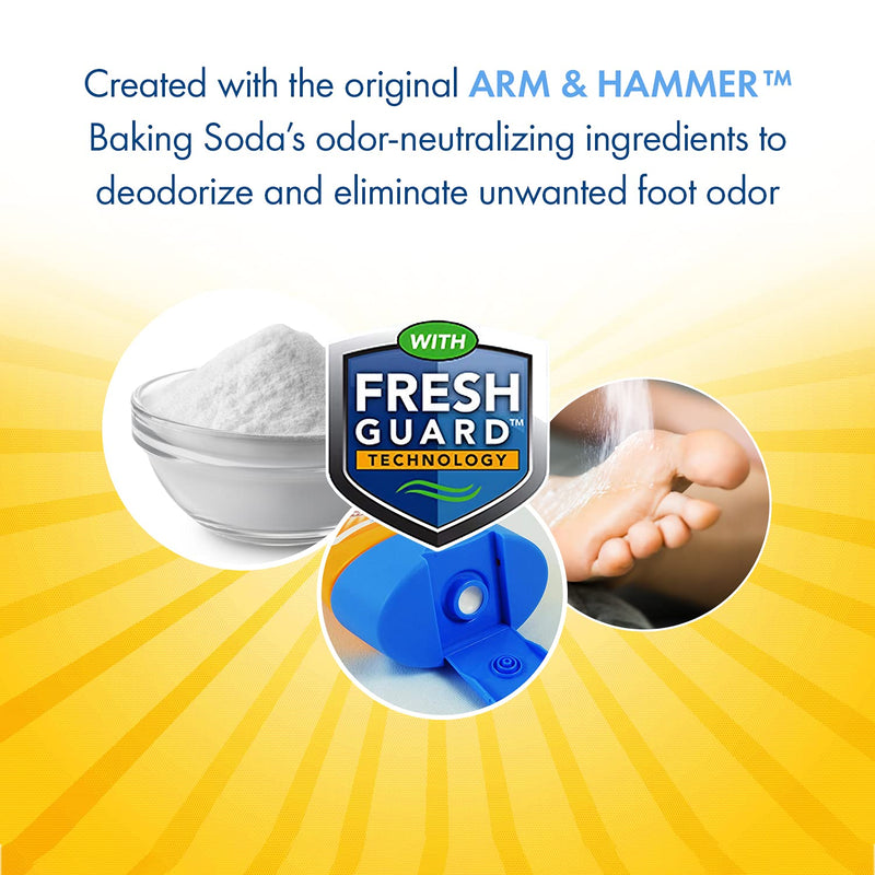 [Australia] - Arm & Hammer Foot Powder for Shoes & Feet, Talc-Free Odor & Moisture Control for Men & Women, 7 oz (1 Pack) 7 Ounce (Pack of 1) 