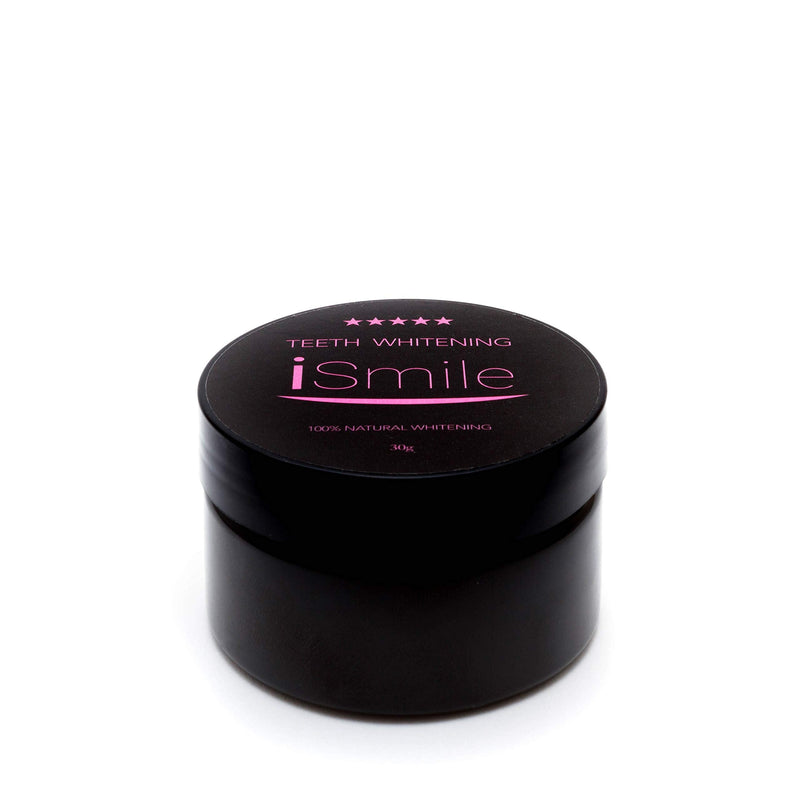 [Australia] - iSmile Activated Charcoal Teeth Whitening Powder – Menthol Flavour - 100% Natural and Vegan Friendly – Less Abrasive for Better Stain Removal - Freshens Breath 