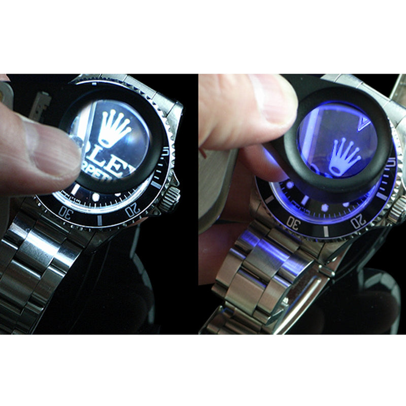 [Australia] - Gain Express 30x Jeweler Loupe 21mm Lens Diameter Magnifier with LED and UV Lightning, Round Body Magnifyng Kit 