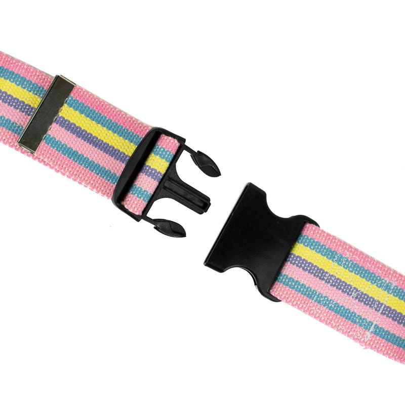 [Australia] - Sammons Preston Gait Belt with Plastic Buckle, 2" Wide, 56"L, Heavy Duty Gait Transfer Belt, Patient Transfer, Essential Walking & Transport Assistant for Elderly, Disabled, & Medical Patients, Pastel 56" - Plastic Buckle 