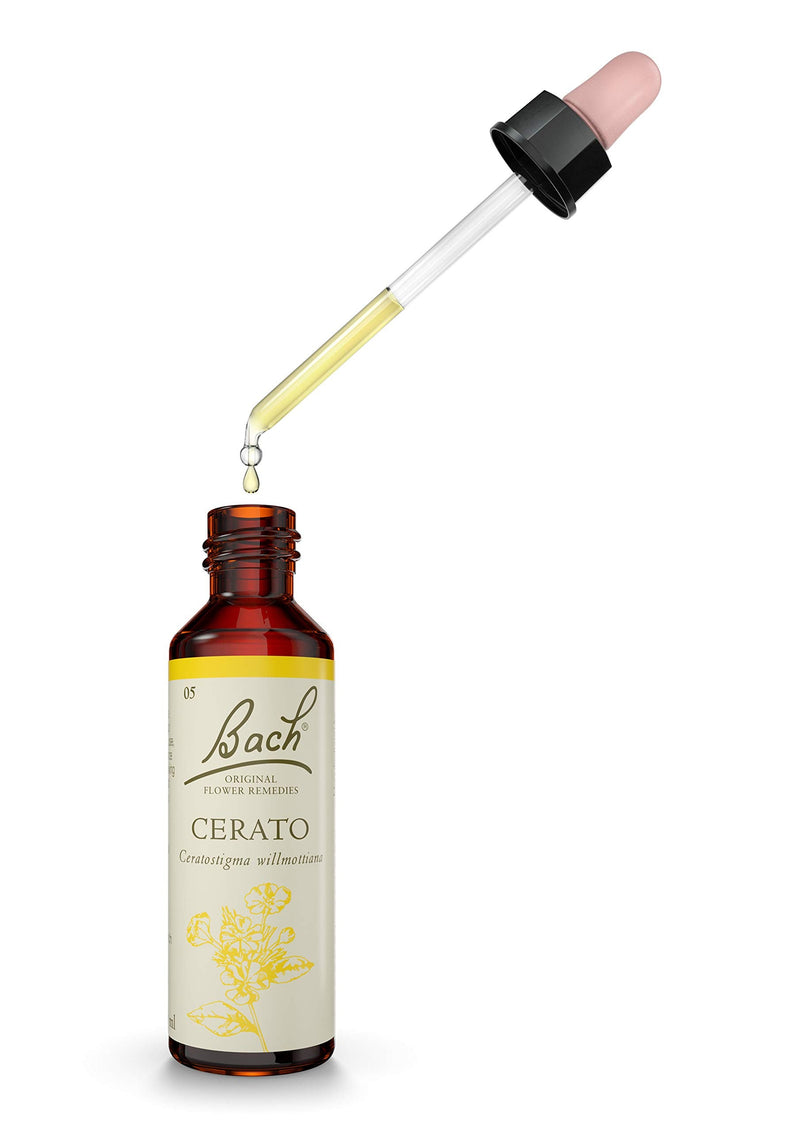 [Australia] - Bach Original Flower Remedy Cerato, Flower Essences, Vegan formula, Let me be me, An Individual and Personal Approach to Emotional Wellness, Easy to use, 1 Dropper Bottle x 20 ml 