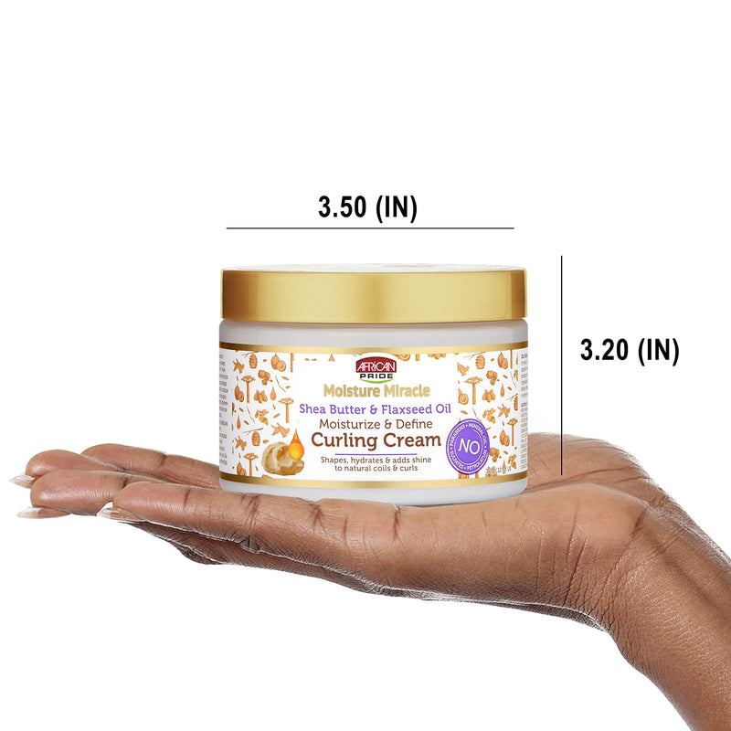[Australia] - African Pride Moisture Miracle Shea Butter & Flaxseed Oil Moisturize & Define Curling Cream 12 oz 