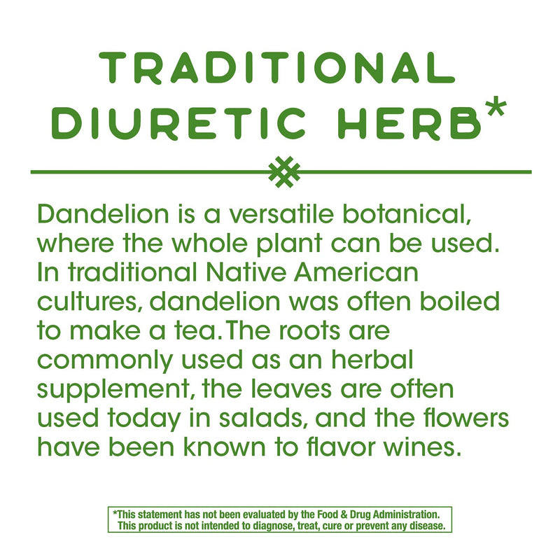 [Australia] - Nature's Way Dandelion Root, Traditional Diuretic Herb*, 100 Vegetarian Capsules 