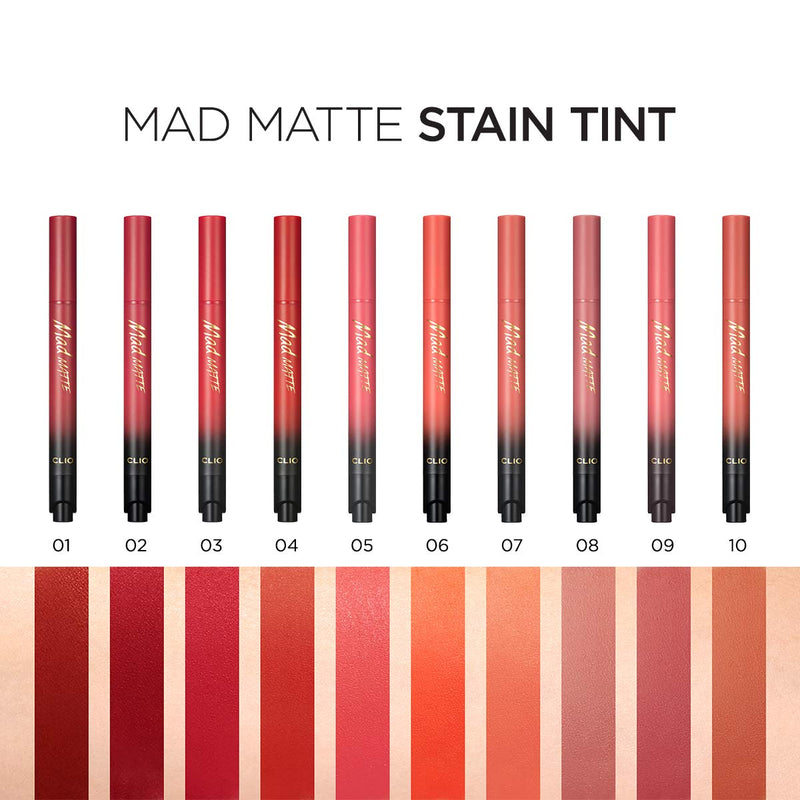 [Australia] - CLIO Mad Matte Stain Tint (10 HINT OF BRICK) 10 HINT OF BRICK 