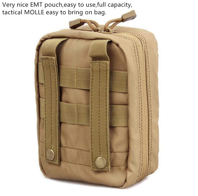 [Australia] - ETOPARS EMT Medical First Aid IFAK Pouch For Tactical MOLLE Compatible Gear Hikers Campers Outdoor Enthusiasts Khaki 