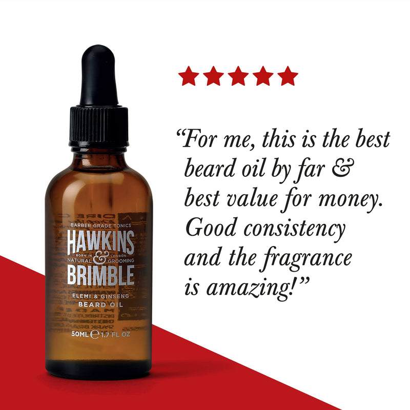 [Australia] - Hawkins & Brimble Beard oil Promotes Beard growth with Beard oil for Men, Beard oil Repairs your Beard with Argan and Olive oil, Update your Beard Care Routine with Shea Butter and Vitamin E. 