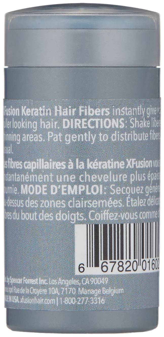 [Australia] - XFusion by Toppik, Keratin Hair Fibers 0.11 Ounce Black 