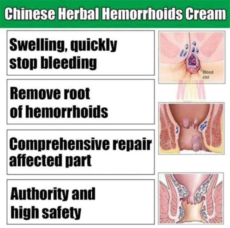[Australia] - 6PCS Haemorrhheal Herbal Cream, Chinese Herbal Hemorrhoids Cream, Painless Hemorrhoid Relief Cream, Anal Cream, Maximum Strength Pain Relief 