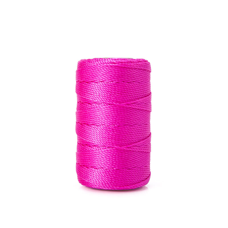 [Australia] - HONGDA Twisted Mason Line, 425 Feet #18 Twisted Polypropylene Mason Line String Perfect for masonry jobs and for the layout of general construction, gardening, DIY project, Fluorescent Pink 