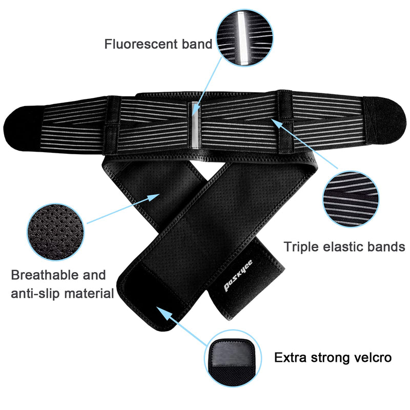 [Australia] - Paskyee Sacroiliac Joint Belt for Women and Men That Alleviates Sciatic, Pelvic, Lower Back, Hip and Sacral Nerve Pain, Breathable Si Belt, Trochanter Brace 