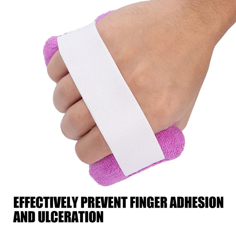 [Australia] - Finger Contracture Grips Cushion Palm Grips Hand Contracture Cushions Grabbing Pad with Elastic Band for Elderly Bedridden Patients 