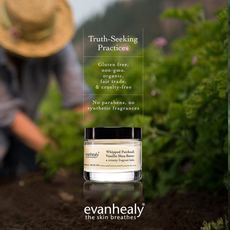 [Australia] - evanhealy Whipped Patchouli Vanilla Shea Butter | Organic Handcrafted Shea Butter | Skin Moisturizer for Face & Body 