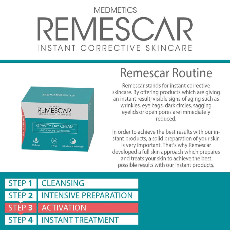[Australia] - Remescar Gravity Day Cream - SPF 20 - Boost Collagen and Elastin to Improve Skin Firmness - Reduce Visible Signs of Ageing - Microbiome Technology to Restore Skin Balance 