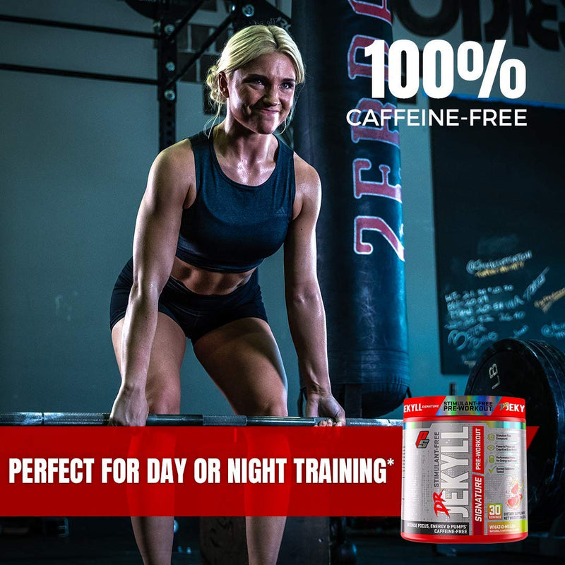 [Australia] - ProSupps Dr. Jekyll Signature Pre-Workout Powder, Stimulant & Caffeine Free, Intense Focus, Energy & Pumps, (30 Servings, Blueberry Lemonade) 