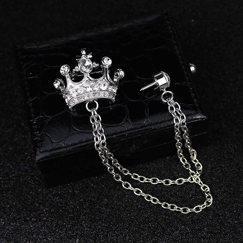 [Australia] - Brooches Pin for Men Shirts Collar Chain Brooch Pin Lapel Stick Style1 