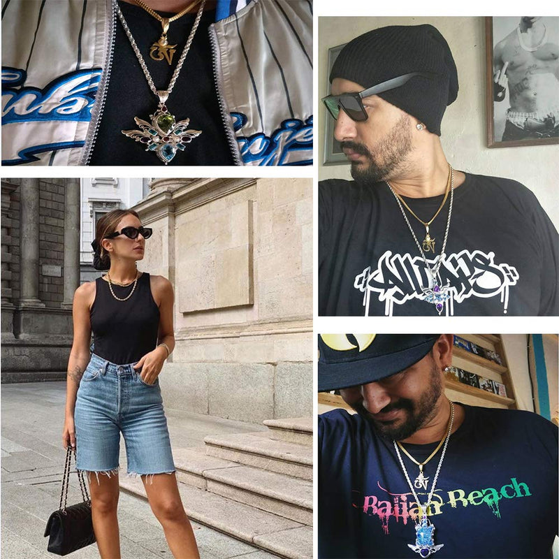 [Australia] - HolyFast 2-10mm Twist Chain Necklace Stainless Steel Necklace 16-38 Inches Men Women Jewellery 16.0 Inches 2mm Wide 