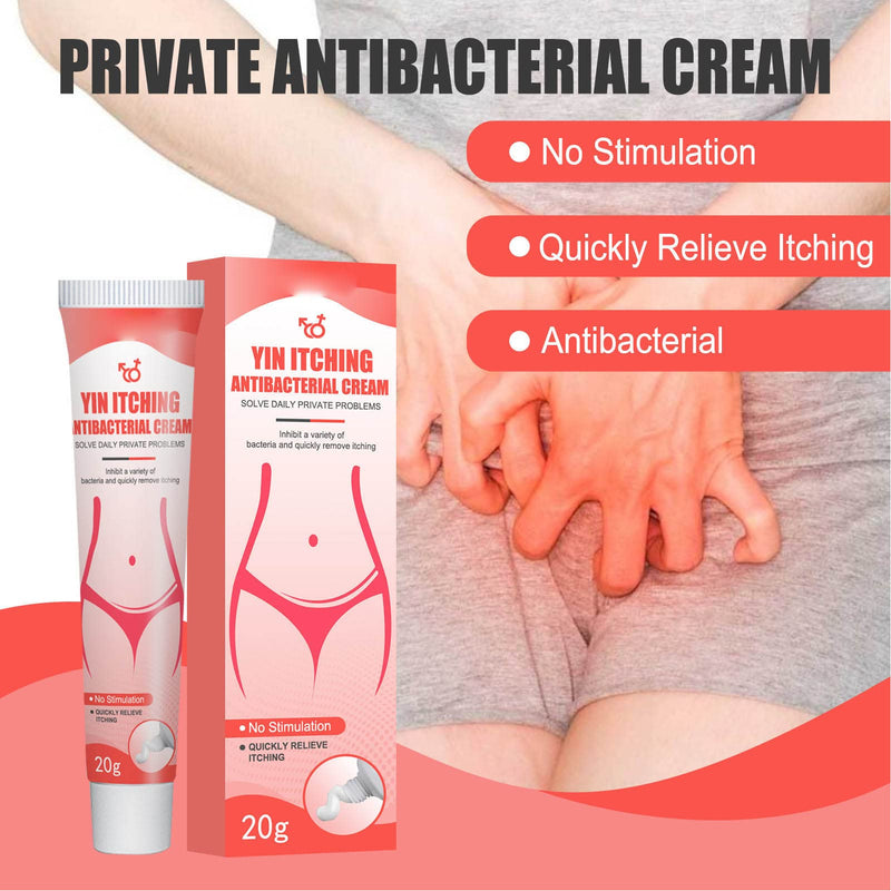 [Australia] - Private Parts Itch Relief Cream,ANGGREK 2pcs 0.7oz Women Private Parts Itch Relief Cream Feminine Itch Treatment Cream for Health Care 