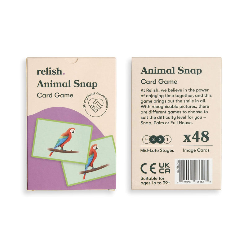 [Australia] - Relish Animal Snap Large Image Card Games – Alzheimer’s Products & Dementia Activities / Toys for Seniors 