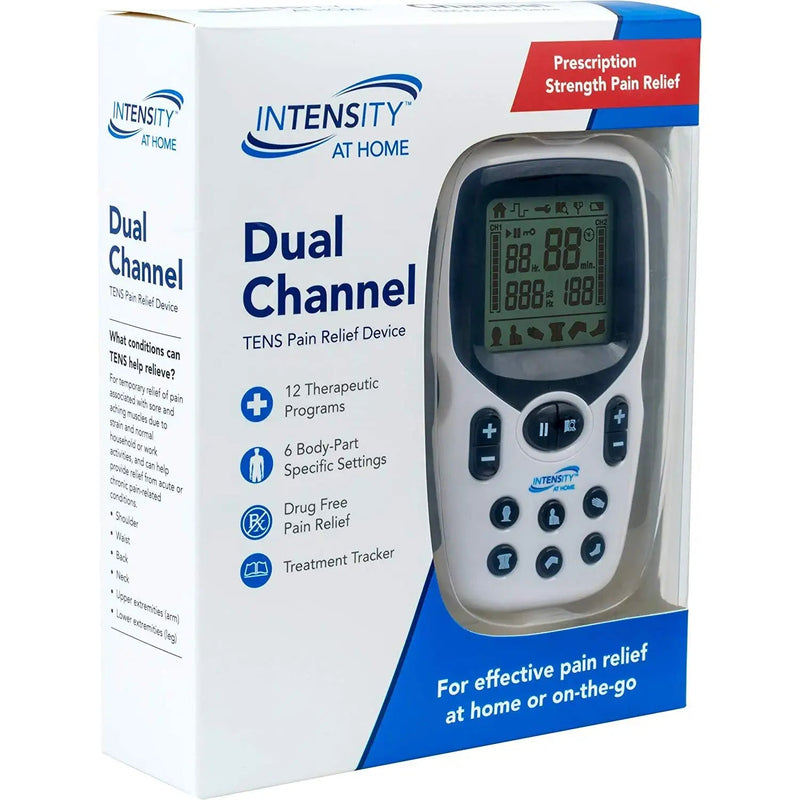 [Australia] - Intensity at Home TENS Unit Muscle Stimulator - Electric Pulse Muscle Stimulator for Back Pain, Neck Pain, Body Pain - Electric Massager for Muscles With Electro Stim 