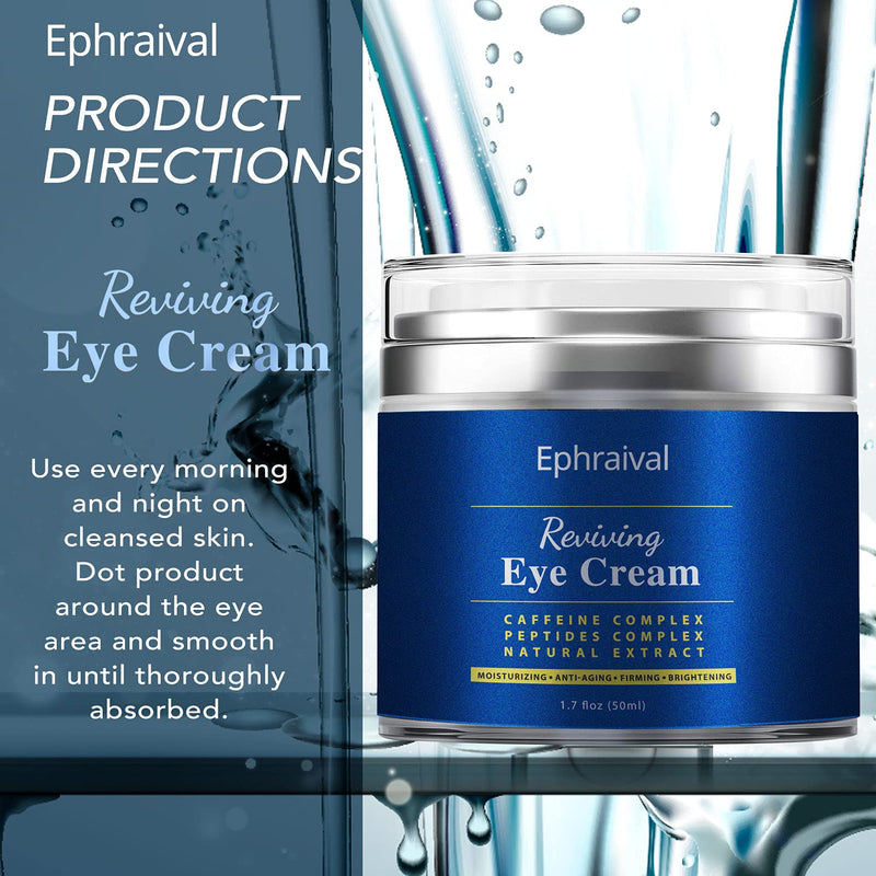 [Australia] - Men's Eye Cream | Anti-aging Caffeine Eye Cream for Men | Brightens, Reduces Puffiness, Dark Circles, and Fine Lines | Hydrating Daily Eye Treatment for Men 