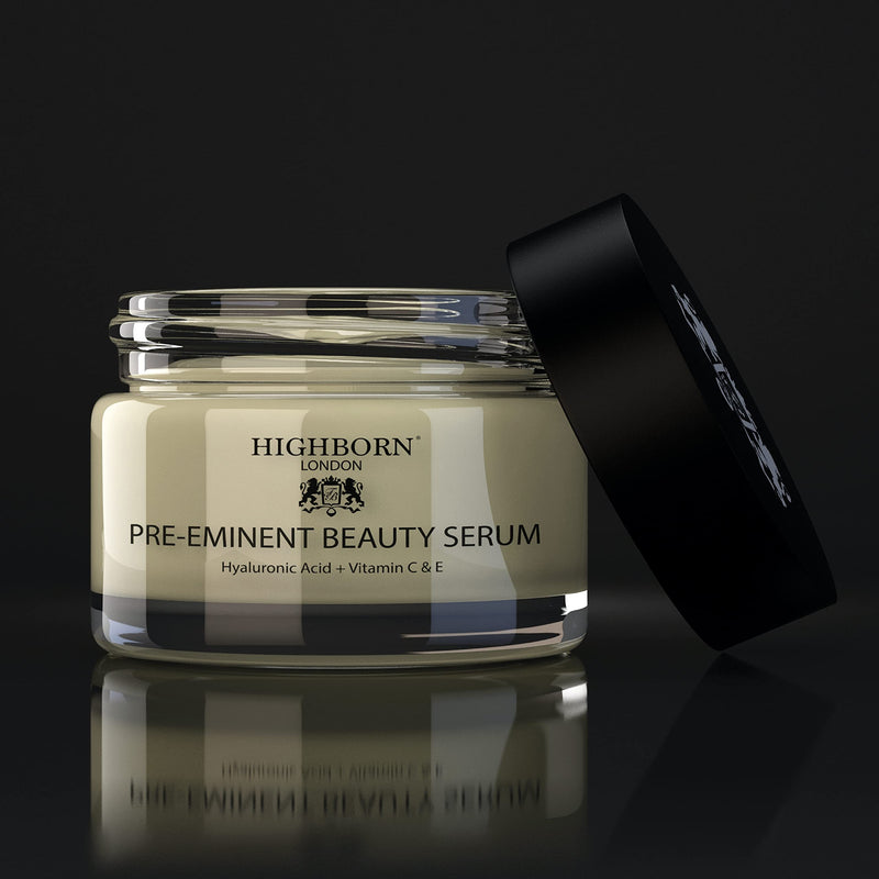 [Australia] - HighBorn London Pre-Eminent Beauty Serum - Advanced Face Serum w/ Hyaluronic Acid, Plant Collagen, Vitamin A Retinol, Vitamin C, Argan Oil & Arnica 