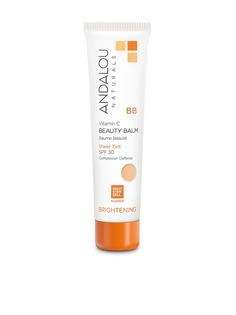 [Australia] - Andalou Naturals Vitamin C BB Beauty Balm Sheer Tint SPF 30 Ounce, 2 Fl Oz Vitamin C - Brightening 