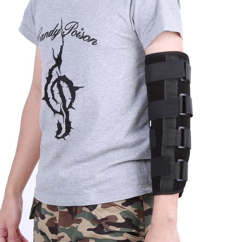 [Australia] - Elbow Support Brace for Right and Left, Arm Joint Support for Men and Women, Adjustable Elbow Splint for Pain Relief, Elbow Injury Recovery Protector (L) 