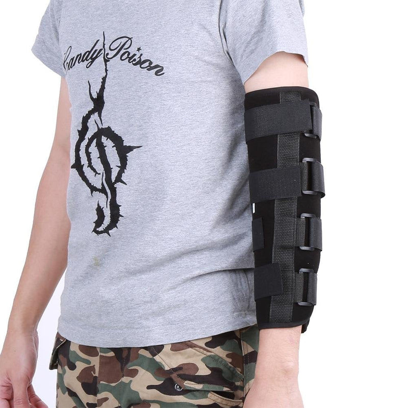 [Australia] - Elbow Support Brace for Right and Left, Arm Joint Support for Men and Women, Adjustable Elbow Splint for Pain Relief, Elbow Injury Recovery Protector (M) 