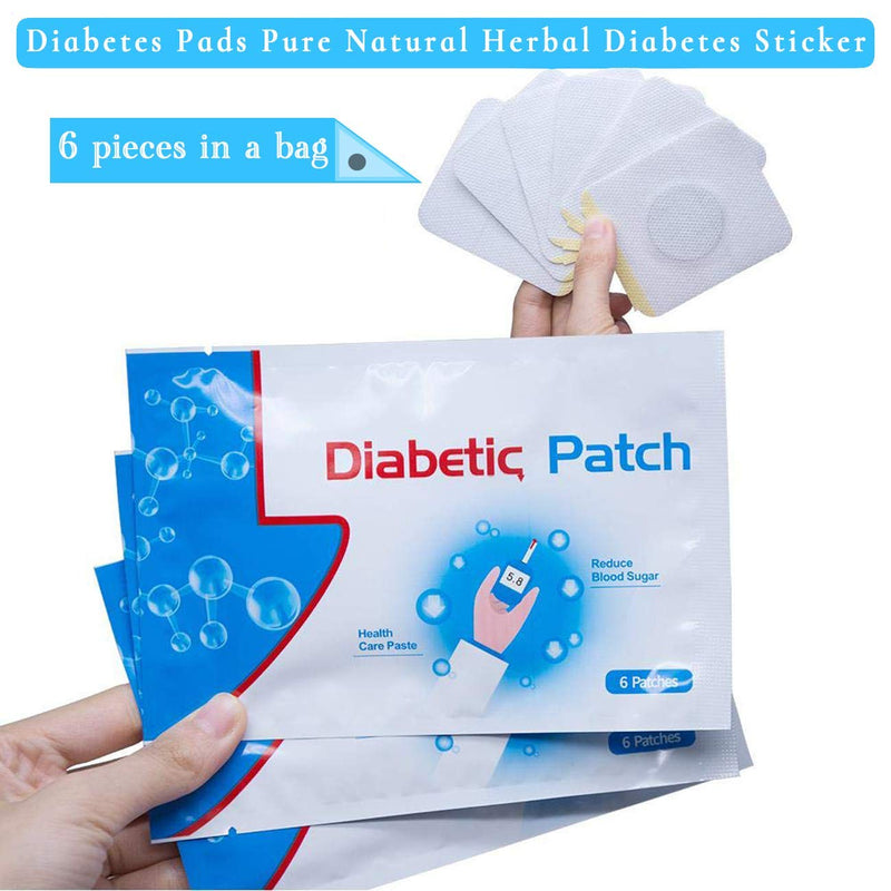 [Australia] - New 60pcs/10Bags Diabetes Pads, Pure Natural Herbal Diabetes Sticker 