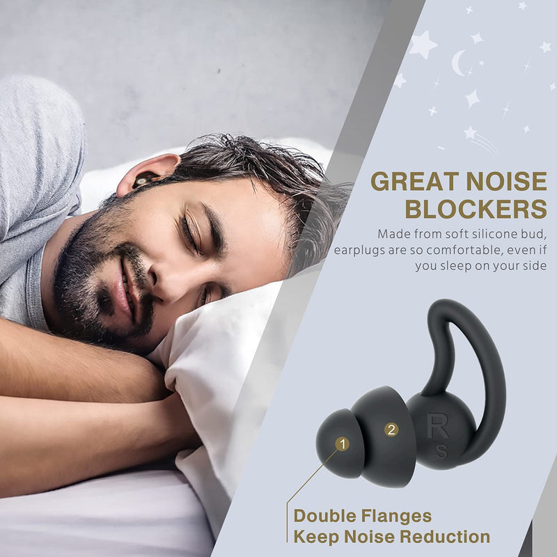 [Australia] - Ear Plugs for Sleeping, Hearprotek 30dB Noise Reduction Sound Blocking Earplugs with Silicone eartips, Soft Sleep Earplugs for Sleeping, Snoring, Travel, Studying, Work (Bronze) Bronze 