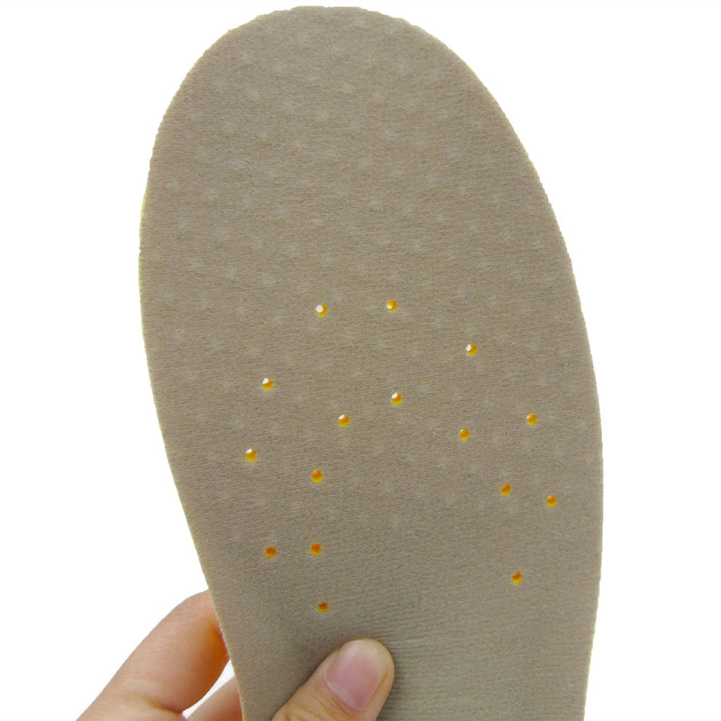 [Australia] - Happystep Plantar Fasciitis Orthotics PU Memory Foam Shoe Inserts, Comfort Insoles, Cushioned Arch Support, Heel Cushioning, Shock Absorption, Foot Pain Relief (Size L: US Men 8-12 or Women 9-14) Men 8-12/Women 9-14 
