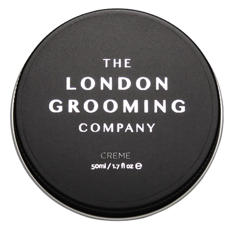 [Australia] - The London Grooming Company Creme for Men - Medium Hold and Low Shine Matte Finish - 50 ml Water Based Men's Hair Product, Easy to Wash Out - Oud Wood Scent 50 ml (Pack of 1) 