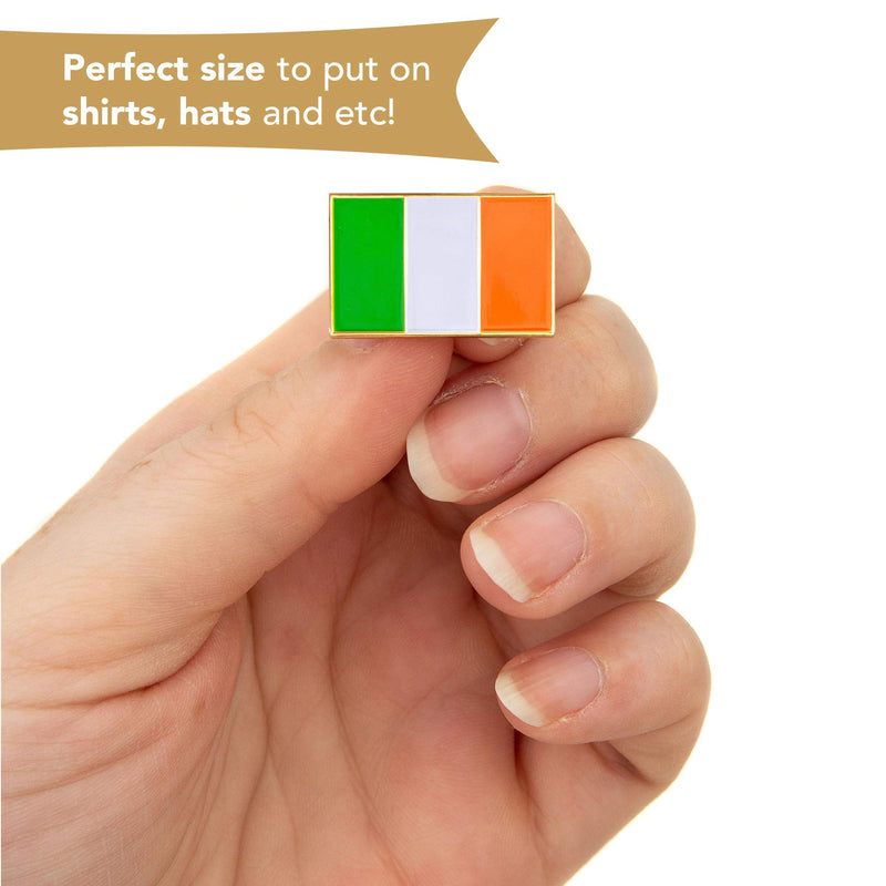 [Australia] - Desert Cactus Ireland Country Flag Lapel Enamel Made of Metal Souvenir Hat Men Women Patriotic Irish (Rectangle Pin) 