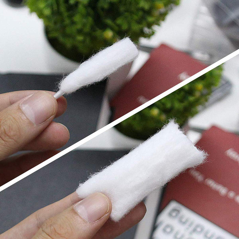 [Australia] - Healifty 5pcs Dental Cotton Rolls Natural Cotton High Absorbent Cotton Nose Plugs for Kids and Adults 