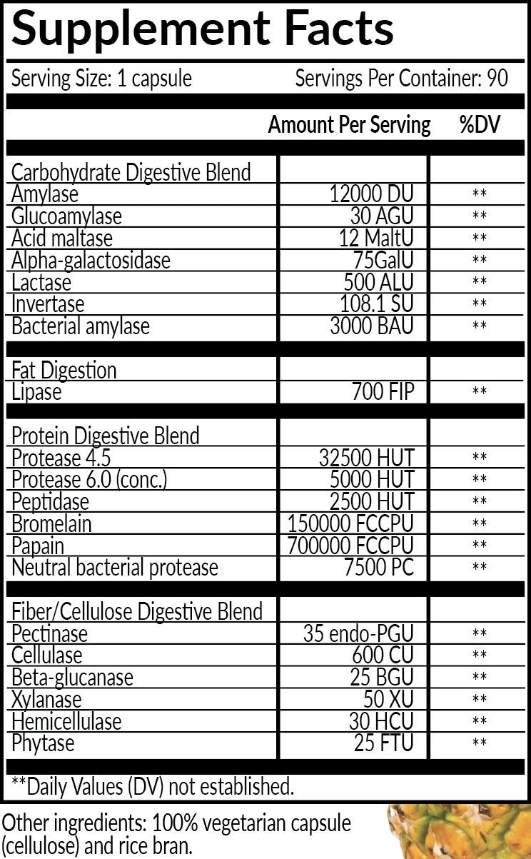 [Australia] - Nikken 1 Kenzen Digestion Complex 4 Enzymes 4-20 (15471) - For Digestive Health Include Lactase, Amylase, Lipase, Bromelain, Papain, Protease, Non-gmo - Digestive Enzyme Supplements - Vegan Probiotics 