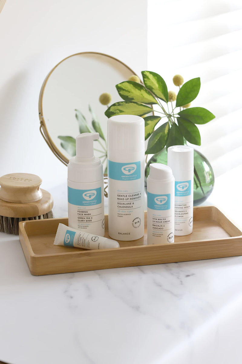 [Australia] - Green People Gentle Cleanse & Make Up Remover 150ml | Organic Facial Cleanser | Natural Face Wash for Normal Skin, Dry Skin | SLS-Free, Paraben Free & Ethyl Alcohol Free | Cruelty Free & Vegan 