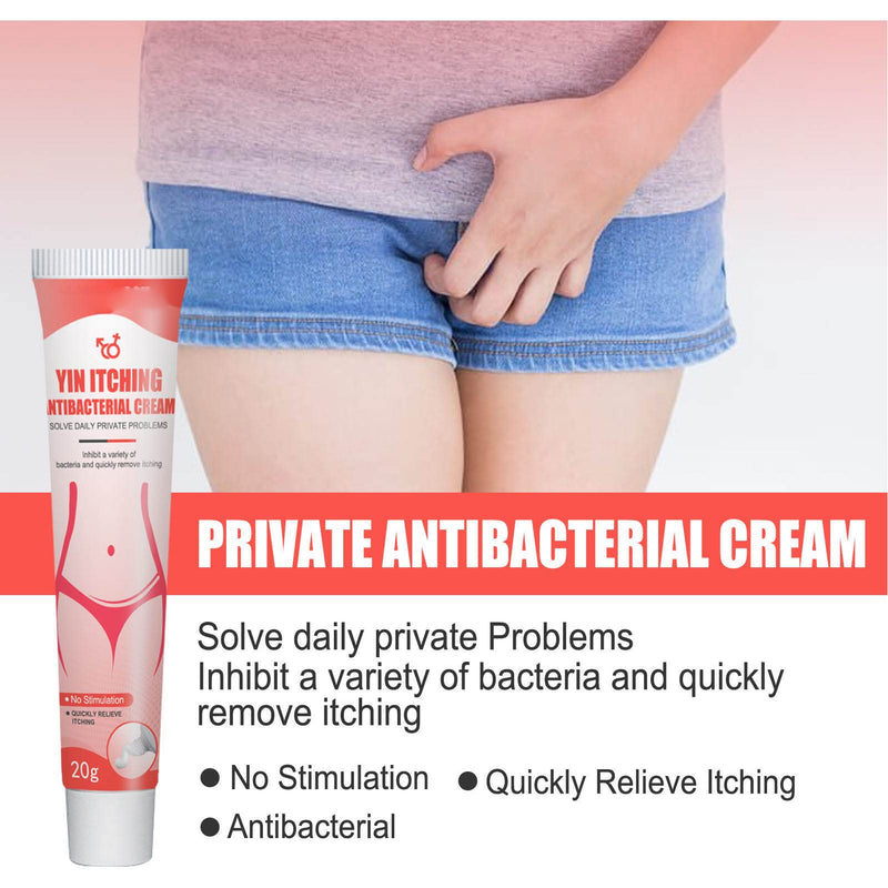 [Australia] - Private Parts Itch Relief Cream,ANGGREK 2pcs 0.7oz Women Private Parts Itch Relief Cream Feminine Itch Treatment Cream for Health Care 