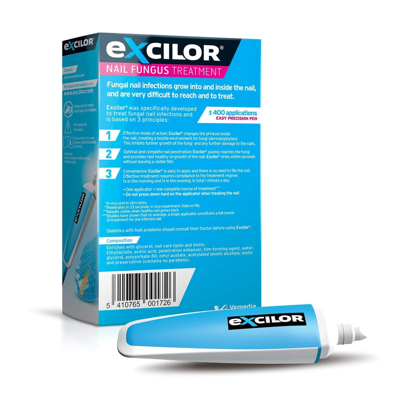 [Australia] - Excilor Nail Fungus Treatment Pen, Anti-Fungal Nail Treatment & Repair for Fingernails and Toenails, Restores Beautiful & Healthy Nails 