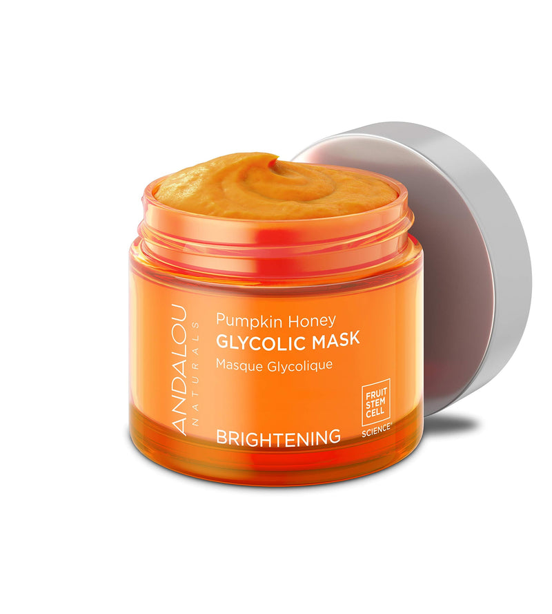 [Australia] - Andalou Naturals Brightening Mask, Pumpkin Honey Glycolic, 1.7 Ounce Pumpkin Honey Glycolic Exfoliating Mask 