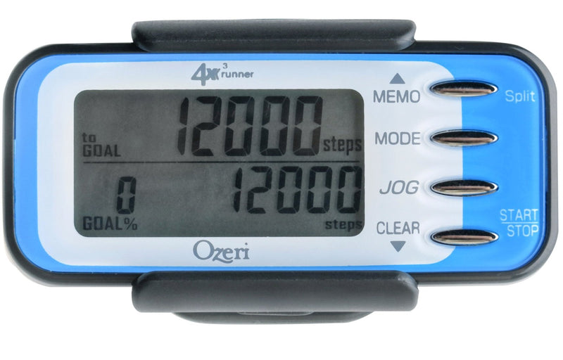 [Australia] - Ozeri 4x3runner Pocket 3D Pedometer and Activity Tracker with Dual Walking & Running Mode Technology 