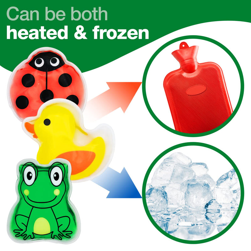 [Australia] - Safety First Aid Group HypaGel Kids Gel Reusable Ice Packs (Hot or Cold) - Pack of 3 for Bumps Bruises Muscle Pains 