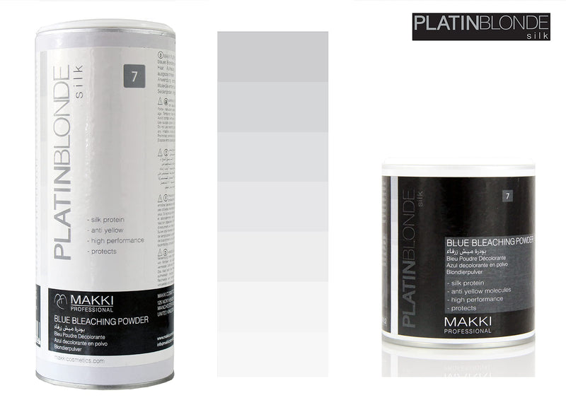 [Australia] - Platin Blonde Blue Hair Bleach Powder with Silk Protein and Anti Yellow Molecules - Large 500g 500 g (Pack of 1) 