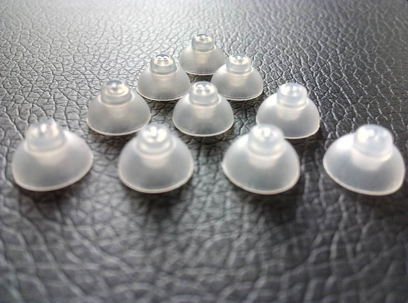 [Australia] - Jungle Care Hearing Aid Ear Piece Closed Domes 9mm 10-Pack Comfortable PSAP (Personal Sound Amplifiers Product) Kit Ear Tips Invisible, Perfect for Open Air (Open fit), Except for RIC 